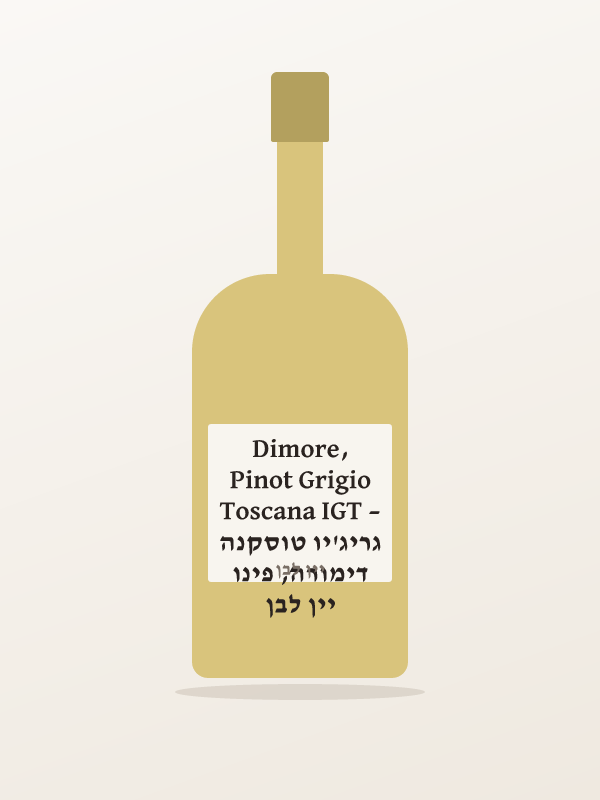 יין לבן דימורה, פינו גריג'יו טוסקנה – Dimore, Pinot Grigio Toscana IGT