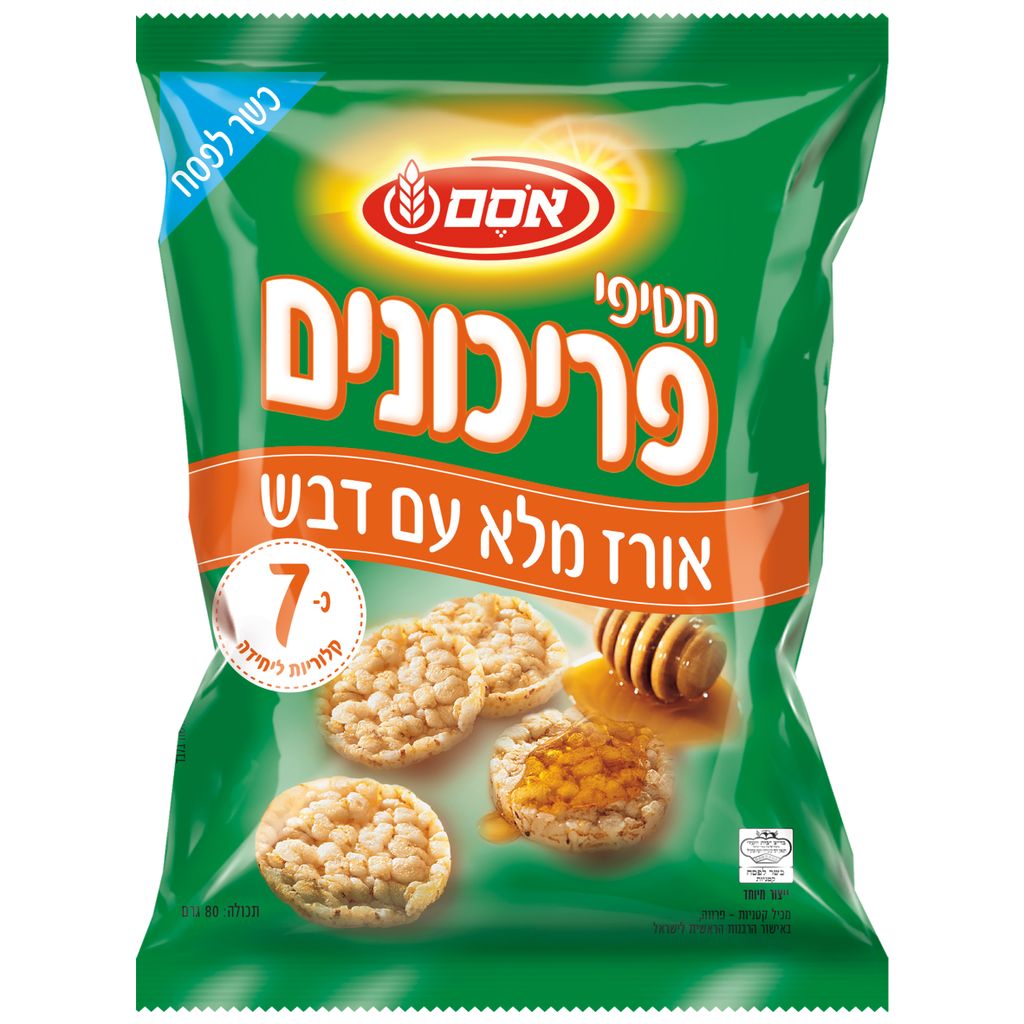 חטיפי פריכונים מאורז — קריות זול